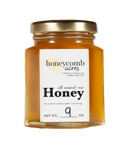 9 oz Hex Jar Honey